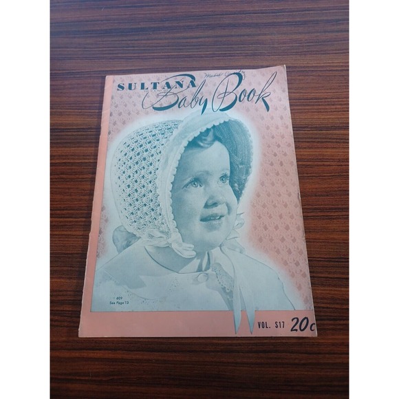 1947 Sultan Baby Book Knitting Crochet Patterns Instructions Booklet - Picture 10 of 10